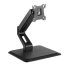 BRATECK 17'' -32'' Single Screen Articulating Monitor Stand. Free-Tilting Design, Rotary Base 360 Rotary VESA Plate. VESA 75x75, 100x100, Max Load 10kgs Built-in Cable Management