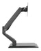 BRATECK 17'' -32'' Single Screen Articulating Monitor Stand. Free-Tilting Design, Rotary Base 360 Rotary VESA Plate. VESA 75x75, 100x100, Max Load 10kgs Built-in Cable Management