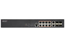 EDGECORE 8 Port Gigabit PoE Managed Switch. Power Budget: 180W. 2 combo and 2 FE/1G uplink SFP. 1x RJ45 Console port. Comprehensive QoS,Enhanced Security with Port - Office Connect 2018