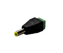 DYNAMIX DC Jack Adaptor with Polarity Marked on Connector. 2.1mm Male. Two Screw Block Terminals for Positive & Negative. Suits both DC and AC. - Office Connect 2018
