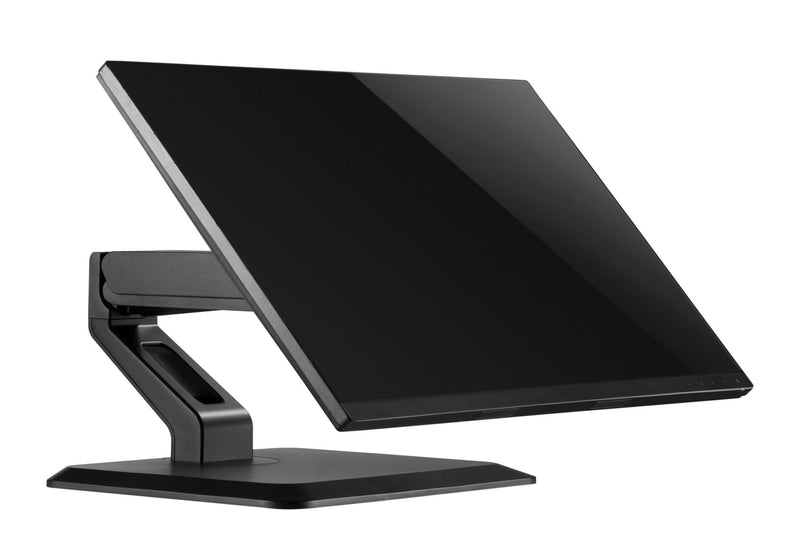 BRATECK 17'' -32'' Single Screen Articulating Monitor Stand. Free-Tilting Design, Rotary Base 360 Rotary VESA Plate. VESA 75x75, 100x100, Max Load 10kgs Built-in Cable Management