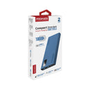 PROMATE 10000mAh Power Bank with Smart LED Display & Super Slim Design. Includes 2x USB-A & 1x USB-C Ports. 2A (Shared) Charging. Auto Voltage Regulation. Charge 3x Devices. Blue Colour. - Office Connect 2018