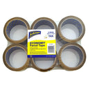 Sellotape Economy Parcel Tape Tan 6 Pack - Office Connect 2018