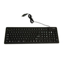 DYNAMIX Flexible USB Keyboard 109 keys. Black Colour. - Office Connect 2018