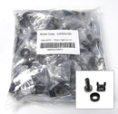 DYNAMIX 100pc Pack, 3 Piece Cage Nut. Bagged with M6 12x cross screw & nut. Colour Black - Office Connect 2018