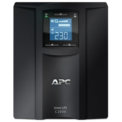 APC Smart-UPS 2000VA (1300W) Tower. 230V Input/Output. 6x IEC C13 Outlets. With Battery Backup. LED Status Indicators. USB Connectivity. Audible Alarm. - Office Connect 2018