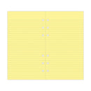 Filofax Personal Yellow Lined Notepad Refill 100 Sheets - Office Connect 2018