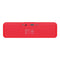 PROMATE 6W Wireless HD Bluetooth Portable Speaker. Built-in 1200mAh Lithium Battery. Up to 4 Hours Playback. 3.5mm Audio Jack, USB or MicroSD Playback. Operating Distance 10m. Red.