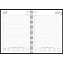 Collins Boston A41 Day To Page Diary Black Even Year - Office Connect 2018