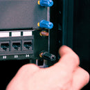 RACKSTUDS Series II 100-pack Maroon Smart Rack Mounting System. Universal Replacement for Cage Nuts Used to Mount IT, Pro A/V, Security & Teleco Equipment in 19". Designed For Rails 2.2mm Thick. - Office Connect 2018
