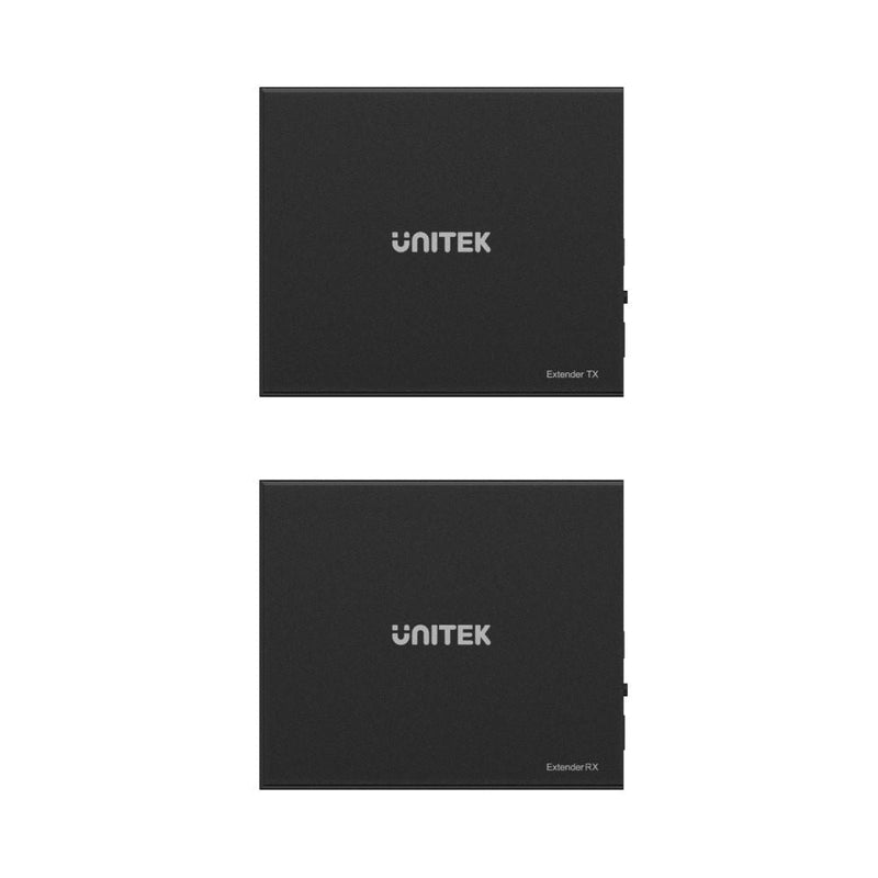 UNITEK HDMI & IR Extender Kit Over Cat6 up to 150M. Supports up to 4K@30Hz. Plug and Play. Power Adapters Included. - Office Connect 2018