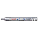 Uni Paint Marker 2.8mm Bullet Tip Silver PX-20 - Office Connect 2018