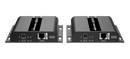 LENKENG 4K2K HDMI POE Extender Over IP CAT5e/6 Network Cable. Includes Transmitter and Receiver. Supports Res up to 4Kx2K@30Hz. One-Way IR Pass-Through. One to Many Connection.