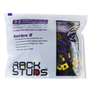 RACKSTUDS Series II 100-pack Purple Smart Rack Mounting System. Universal Replacement for Cage Nuts Used to Mount IT, Pro A/V, Security & Teleco Equipment in 19". Designed For Rails 2.7-3.2mm Thick. - Office Connect 2018