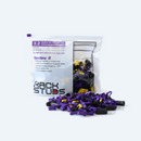 RACKSTUDS Series II 100-pack Purple Smart Rack Mounting System. Universal Replacement for Cage Nuts Used to Mount IT, Pro A/V, Security & Teleco Equipment in 19". Designed For Rails 2.7-3.2mm Thick. - Office Connect 2018