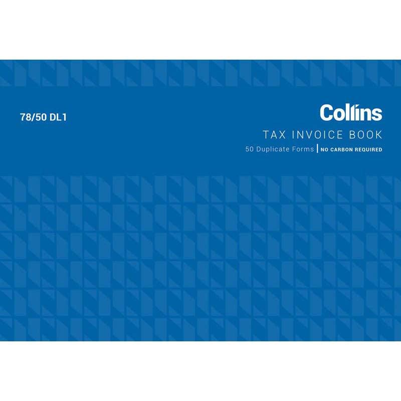 Collins Tax Invoice 78/50DL1 Duplicate No Carbon Required - Office Connect 2018