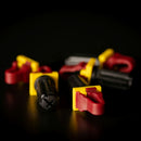 RACKSTUDS Series II 20-pack Maroon Smart Rack Mounting System. Universal Replacement for Cage Nuts Used to Mount IT, Pro A/V, Security & Teleco Equipment in 19". Designed For Rails 2.2mm Thick. - Office Connect 2018