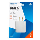 JACKSON 18W Dual Port USB Wall Charger with 1x USB-A & 1x USB-C Ports. Fast Charge 18W PD. - Office Connect 2018