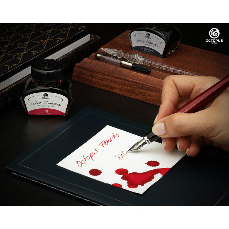 Octopus Fluids Fountain Pen Ink Red (Rot) 30ml - Office Connect 2018