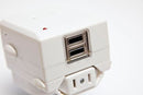 JACKSON Outbound Travel Adaptor. Includes 2x USB Charging Ports. Converts NZ/AUS plugs for use in more than 150 countries. Please note NZ cord with ground pin - Office Connect 2018
