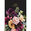 Collins Designer A4 Monthly Planner Bouquet Even Year - Office Connect 2018