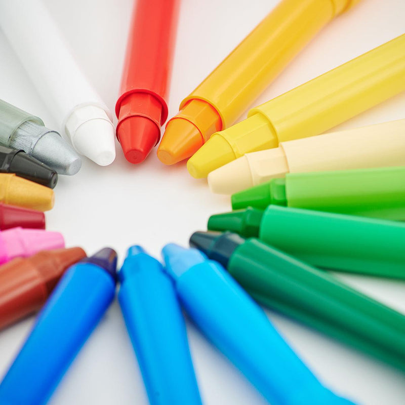 Amos Colorix Silky Crayon Classic Colours Pack 12 - Office Connect 2018