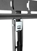 BRATECK 32''-55'' TV Desk Stand with Glass Base. Height Adjustable with Tilt & Rotate. VESA Supports up to 600x400. Max Load: 40Kgs. Hidden Cable Management. - Office Connect 2018