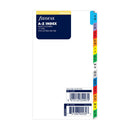 Filofax Personal Multi Coloured A-Z Index Refill - Office Connect 2018