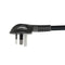 DYNAMIX 1M Flat Head 3-Pin to C13 Female Connector 7.5A SAA Approved Power Cord. 0.75mm copper core. BLACK Colour.