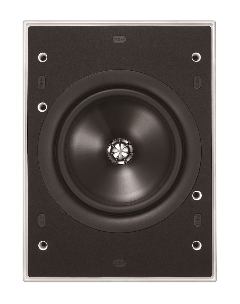 KEF Ultra Thin Bezel 8'' Rectangular In-Wall/Ceiling Speaker 200mm Uni-Q Driver with 25mm tangerine waveguide tweeter Paintable thin Bezel & Grille. Weather Resistant,Sold individually - Office Connect 2018