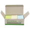 Stick'n Recycled Notes 38x50mm 100 Sheet Assorted Box 12