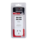DYNAMIX USB-A Wall Charger with 4x USB-A Outlets & 1x Main Power Socket. Shared 3.6A Quick Charge. 5V 10 Amp, 2400W. Designed for Tablets, Phones & Any Other USB Compatible Devices. - Office Connect 2018