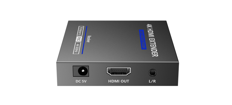 LENKENG HDMI 2.0 Extender over Cat6/6e Kit with PoC for Rx. Supports up to 4K@60Hz. Zero Latency. One Way IR Remote Control. Transmit HDMI Signal up to 70m. EDID Passback. L/R Audio Output Rx