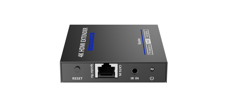 LENKENG HDMI 2.0 Extender over Cat6/6e Kit with PoC for Rx. Supports up to 4K@60Hz. Zero Latency. One Way IR Remote Control. Transmit HDMI Signal up to 70m. EDID Passback. L/R Audio Output Rx