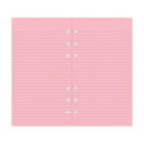 Filofax Personal Pink Lined Notepaper Refill 30 Sheets - Office Connect 2018