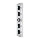KEF THX Rectangle In-Wall Speaker with 4x 6.5'' (LF), 1x 6.5'' (MF), 1x 1'' (HF) Drivers. Aluminium baffle to eliminate vibration. Uni-Q with tangerine waveguide. Bi-wire & bi-amplifier connections. - Office Connect 2018