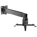 BRATECK Universal Wall & Ceiling Projector Bracket. Tilt: -15~+15, Swivel: -8~+8. Adjustable height/length 430-650mm. Cable management system. Max load: 20kg. - Office Connect 2018