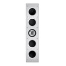 KEF THX Rectangle In-Wall Speaker with 4x 6.5'' (LF), 1x 6.5'' (MF), 1x 1'' (HF) Drivers. Aluminium baffle to eliminate vibration. Uni-Q with tangerine waveguide. Bi-wire & bi-amplifier connections. - Office Connect 2018