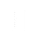 Filofax Personal White Plain Notepaper Refill Value Pack 100 Sheets - Office Connect 2018