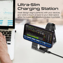 PROMATE 3-in-1 Ultra-Slim Foldable 15W Magsafe Wireless Charging Station. 3W Apple Watch Charger. 5W Airpods Wireless Charger. Pocket-Sized Foldable Design. Includes 1m Cable. USB-C Port. - Office Connect 2018