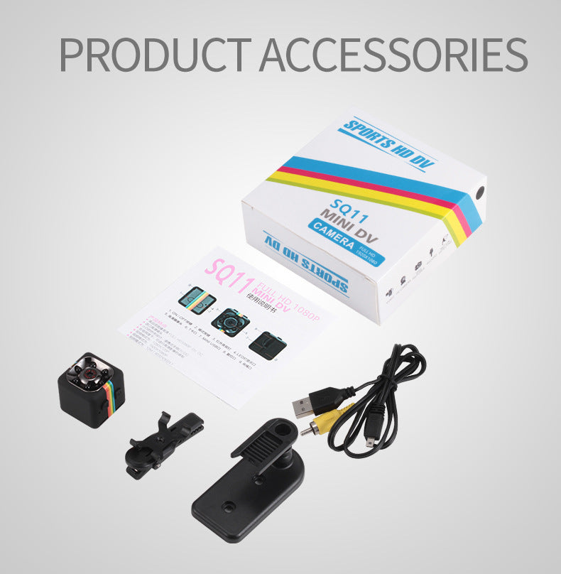 SQ11 HD 1080P DV super mini camera motion motion DV infrared night vision DV - Office Connect 2018
