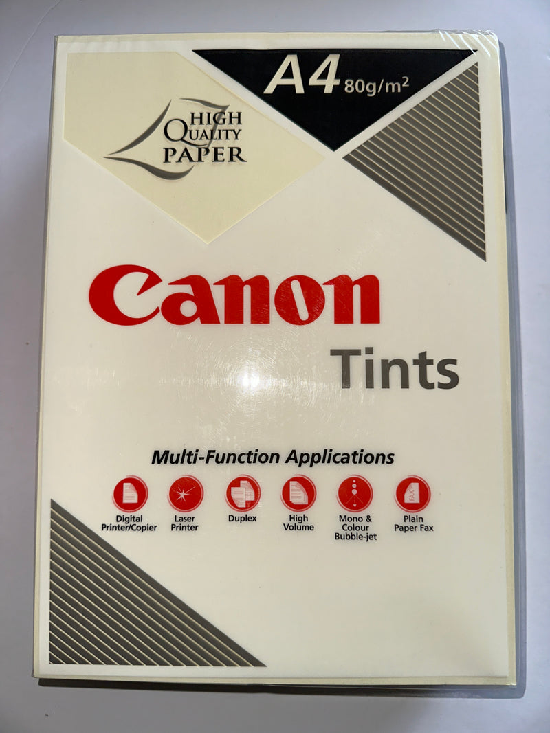 Canon Tints A4 Paper (80 GSM, 500 Sheets) - Available in Various Colors