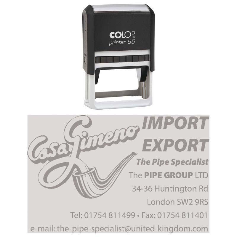 Colop Stamp Printer 55 Black 40x60mm - Office Connect 2018