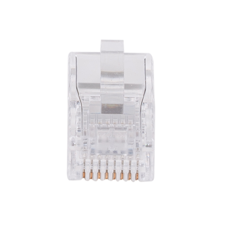 DYNAMIX RJ45 Plug 20pc Bag, 8P8C Modular Plug (Flat, Stranded). 50 micron - Office Connect 2018