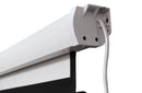 BRATECK 135'' Electric Projector Screen with Remote, Fiberglass Matte White Fabric. 16:9 aspect Ratio. 3m x1.68m (WxH). Wall or Ceiling mounted. - Office Connect 2018