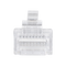 DYNAMIX RJ45 Plug 20pc Bag, 8P8C Modular Plug (Flat, Stranded). 50 micron - Office Connect 2018