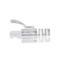 DYNAMIX Cat6 UTP Strain Relief Boot with Latch Protection. Transparent. OD: 0.65m. Bag of 20 Pieces - Office Connect 2018