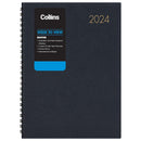Collins Boston A53 Week To View Diary Navy Wiro Even Year - Office Connect 2018