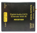 ARCO Digital Audio Extender with IR Over Single Cat5e/6. Up to 200m Range.