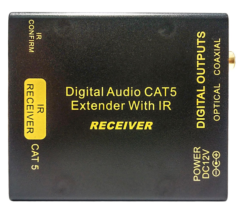 ARCO Digital Audio Extender with IR Over Single Cat5e/6. Up to 200m Range.